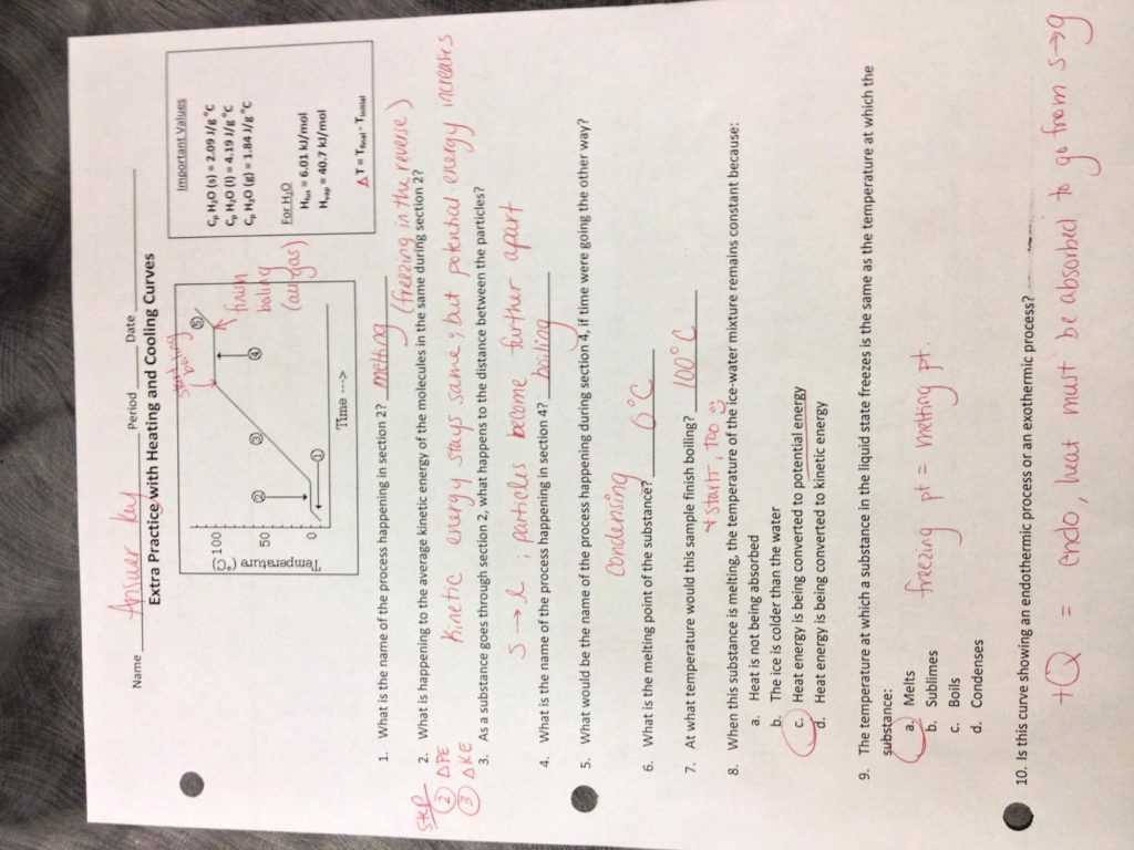 Chemistry A Study Of Matter Worksheet with Heat and States Matter Worksheet Answers the Best Workshe