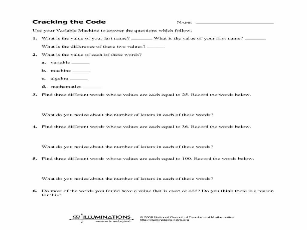 Chemistry Worksheet Matter 1 Answer Key or Cracking Your Genetic Code Worksheet Gallery Worksheet for