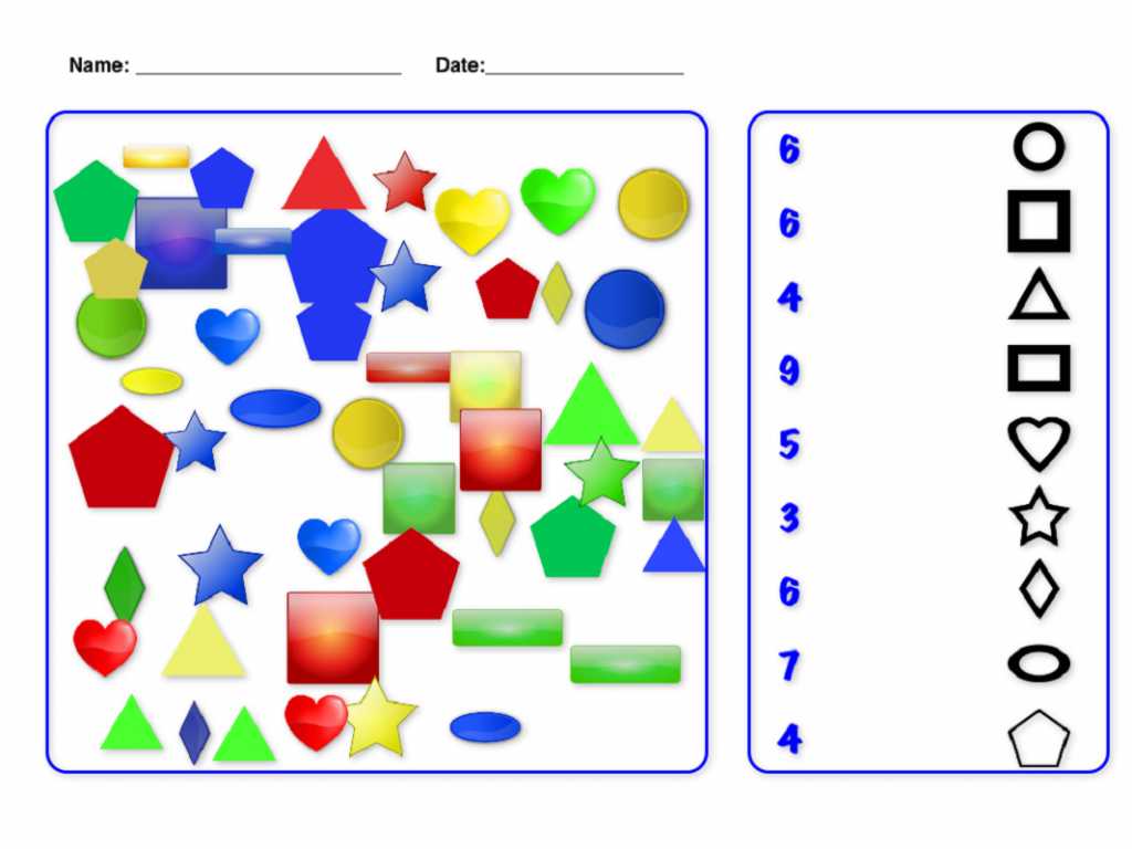 Circle Graph Worksheets with Free Number and Shapes Printable Shelter