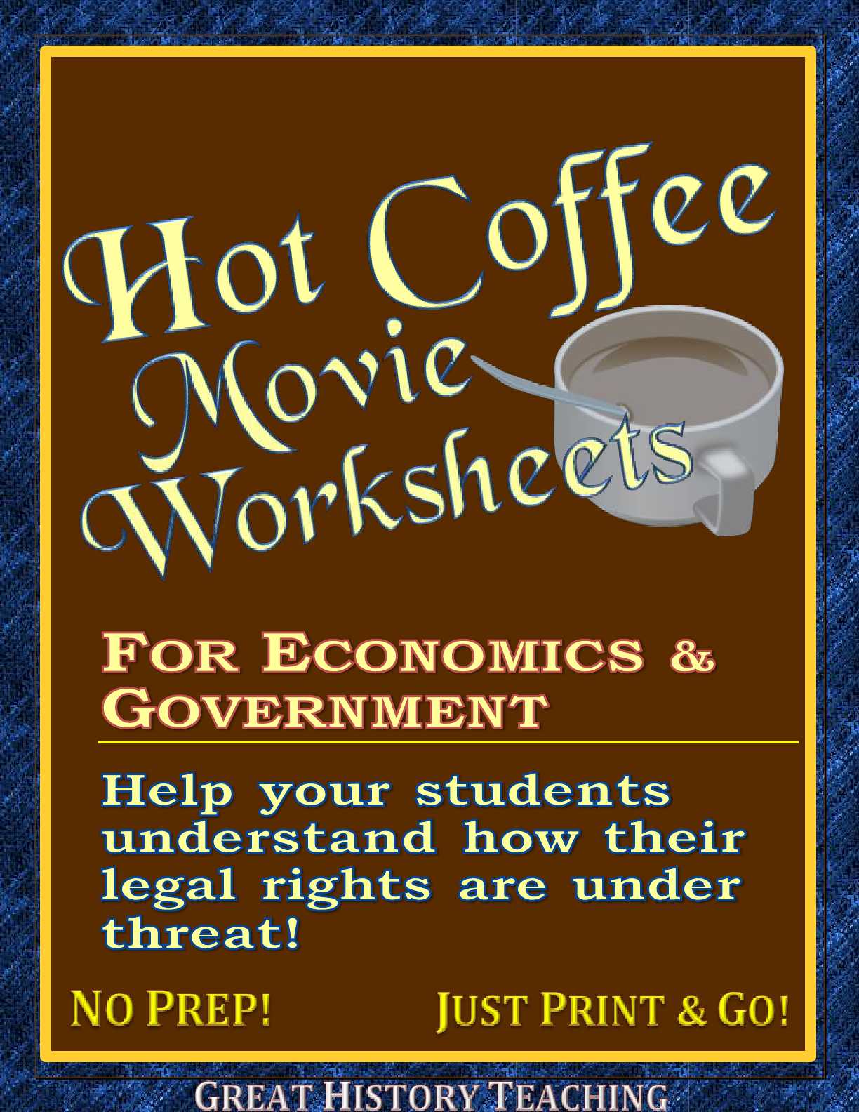 Citizenship In the World Worksheet and Hot Coffee Movie Worksheets and Puzzle Pages