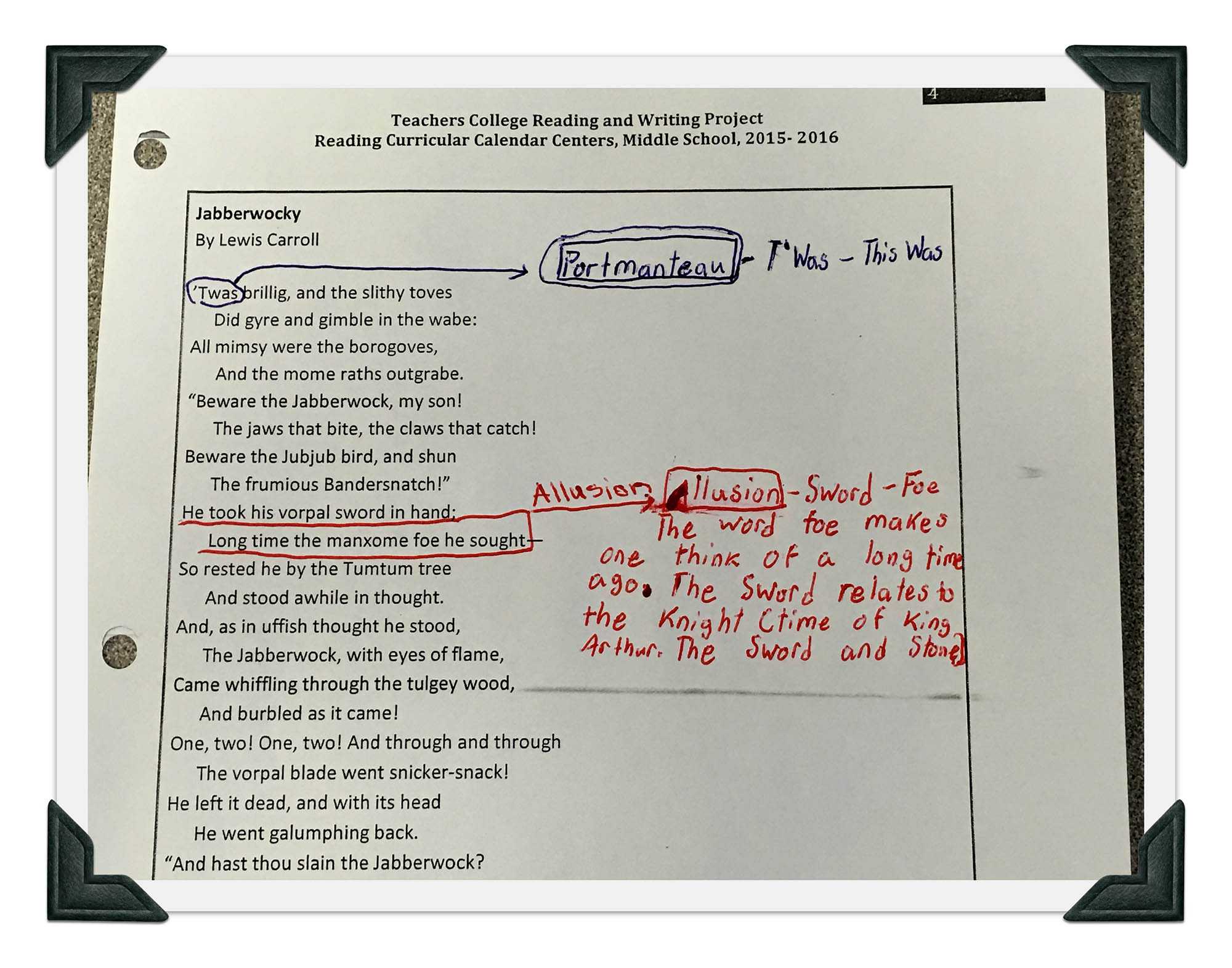 Close Reading Worksheet High School with Poetry as Mentor Text