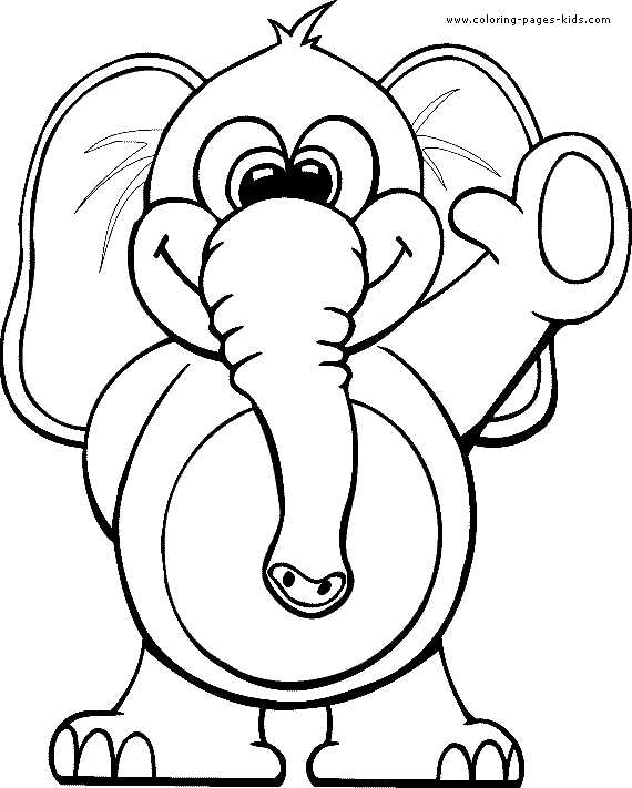 Coloring Worksheets for Kindergarten Along with Elephant Color Page Animal Coloring Pages Color Plate Coloring