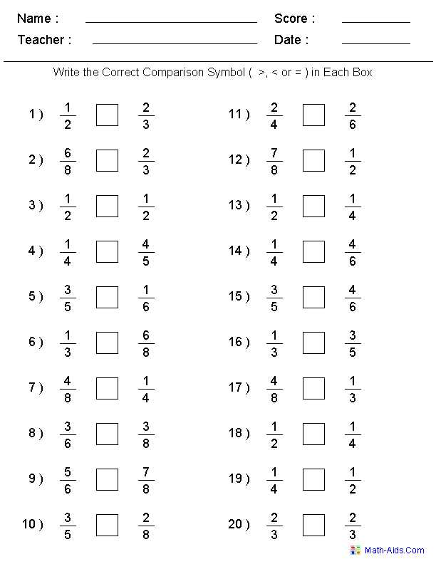 Common Core Dividing Fractions Worksheets together with Greater Than Less Than Worksheets Math Aids