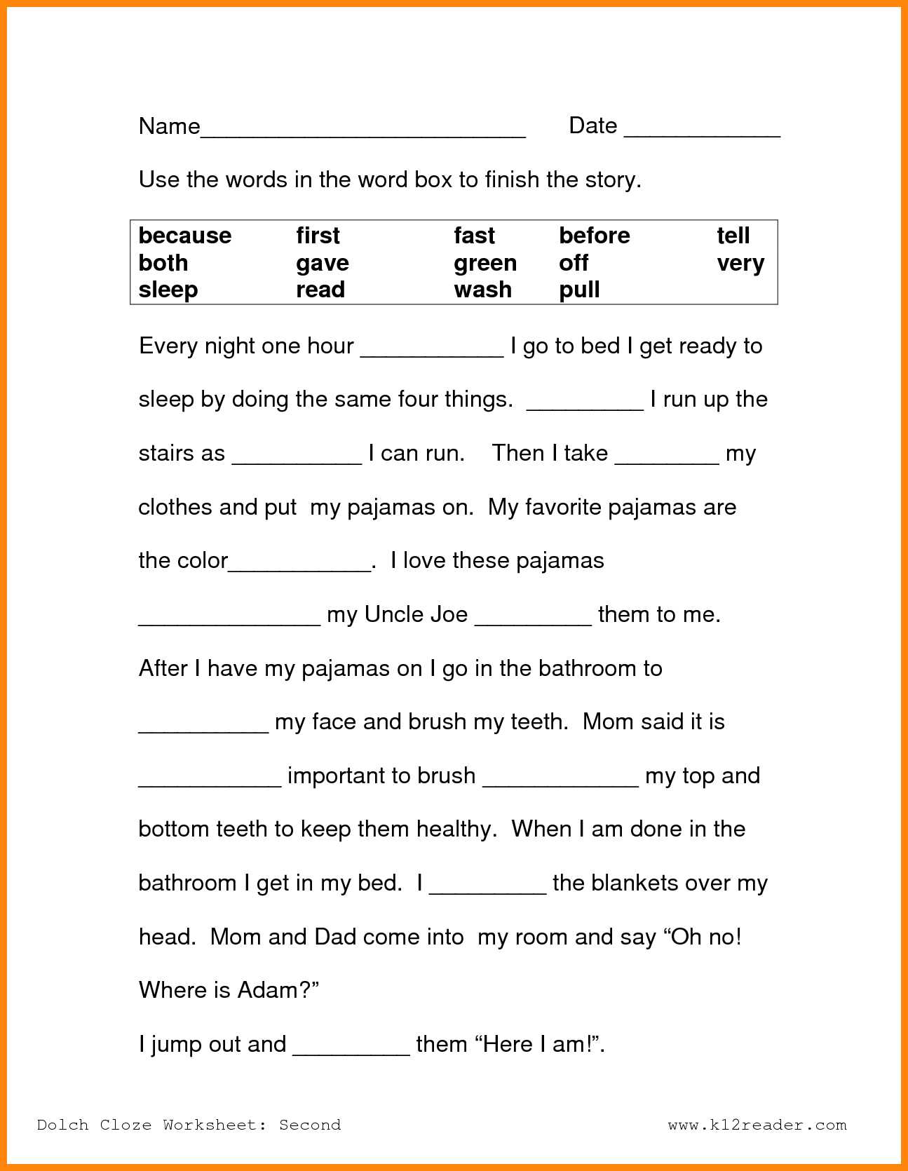 Comprehension Worksheets for Grade 2 Also Math 2nd Grade Reading Prehension Sheets First Grade Reading
