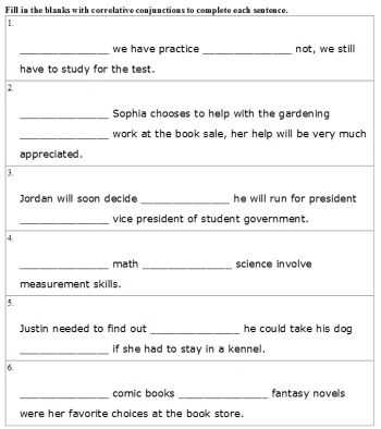 Correlative Conjunctions Worksheets with Answers or 27 Best English Conjunction Images On Pinterest