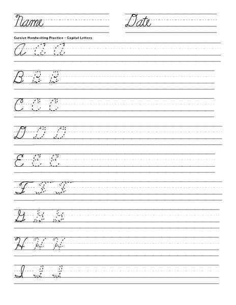 Cursive Letter L Worksheet as Well as Cursive Capital Letters Worksheet Kidz Activities