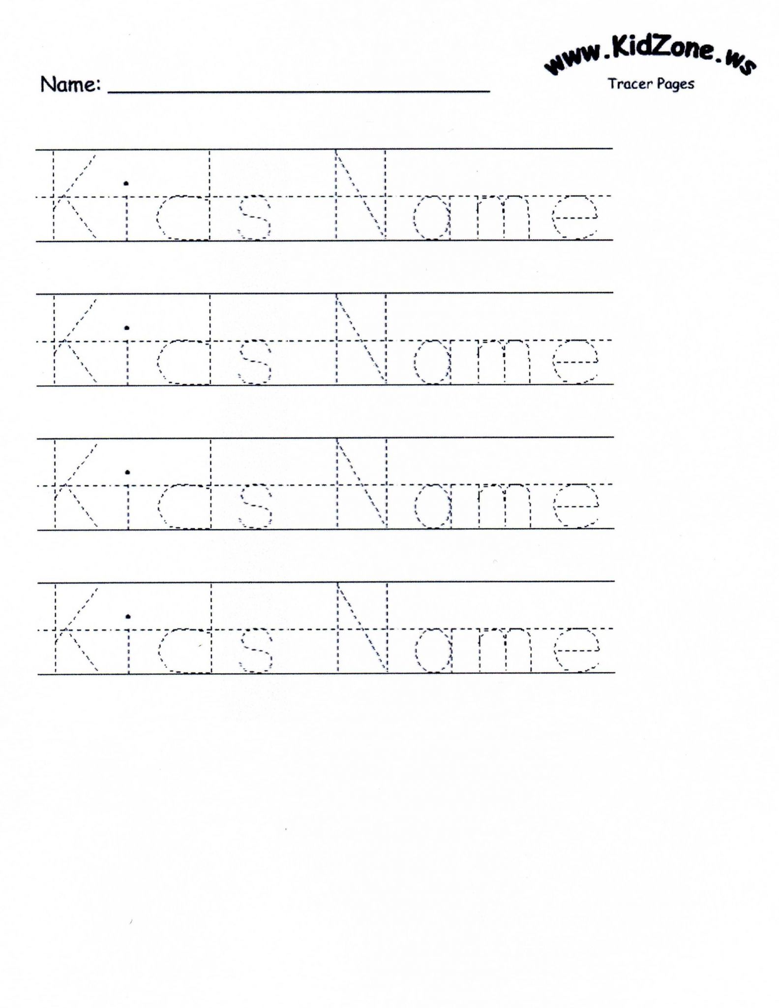 Custom Name Tracing Worksheets as Well as Customizable Printable Letter Pages