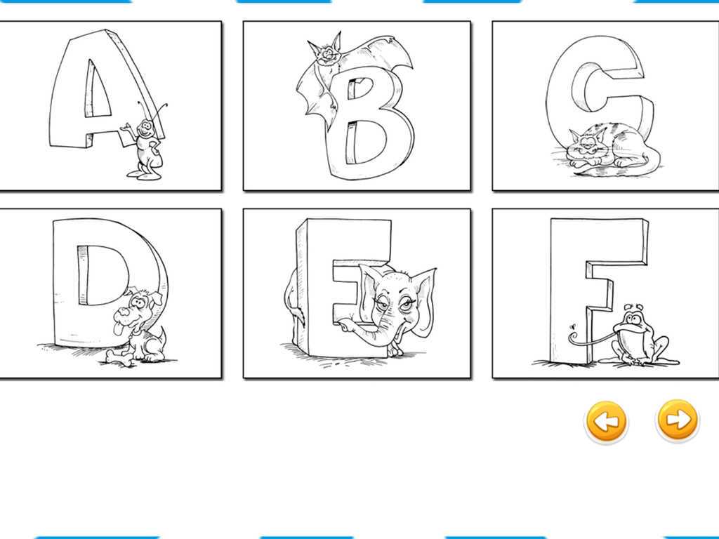 Cut and Paste Alphabet Worksheets Along with App Shopper Abc Alphabet Coloring Book for Preschool and Kind
