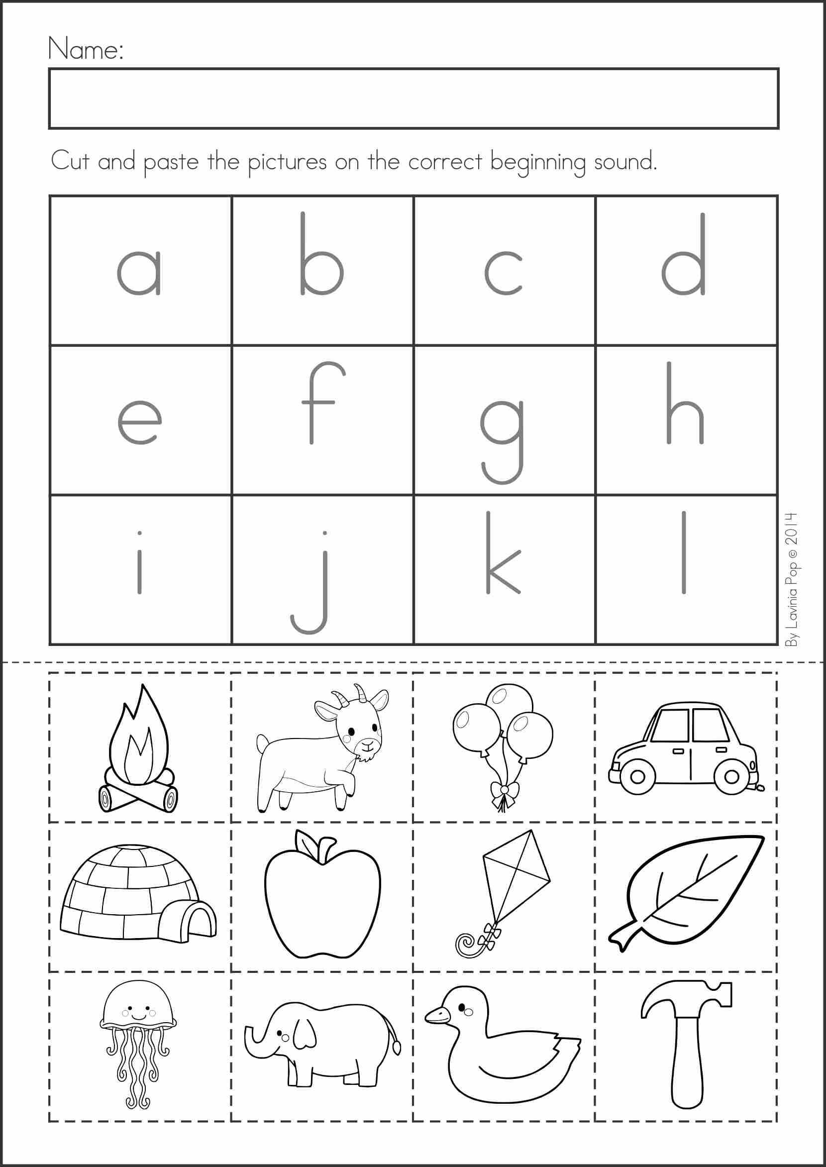 Cut and Paste Worksheets for Kindergarten together with Letter J Cut and Paste Worksheets the Best Worksheets Image