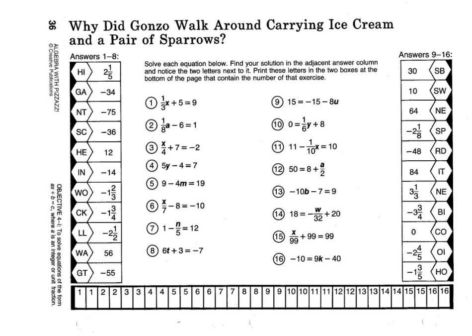 Daffynition Decoder Worksheet Answers Along with Math Worksheetsng Words Pizzazz Algebra with Answers Page Answer Key