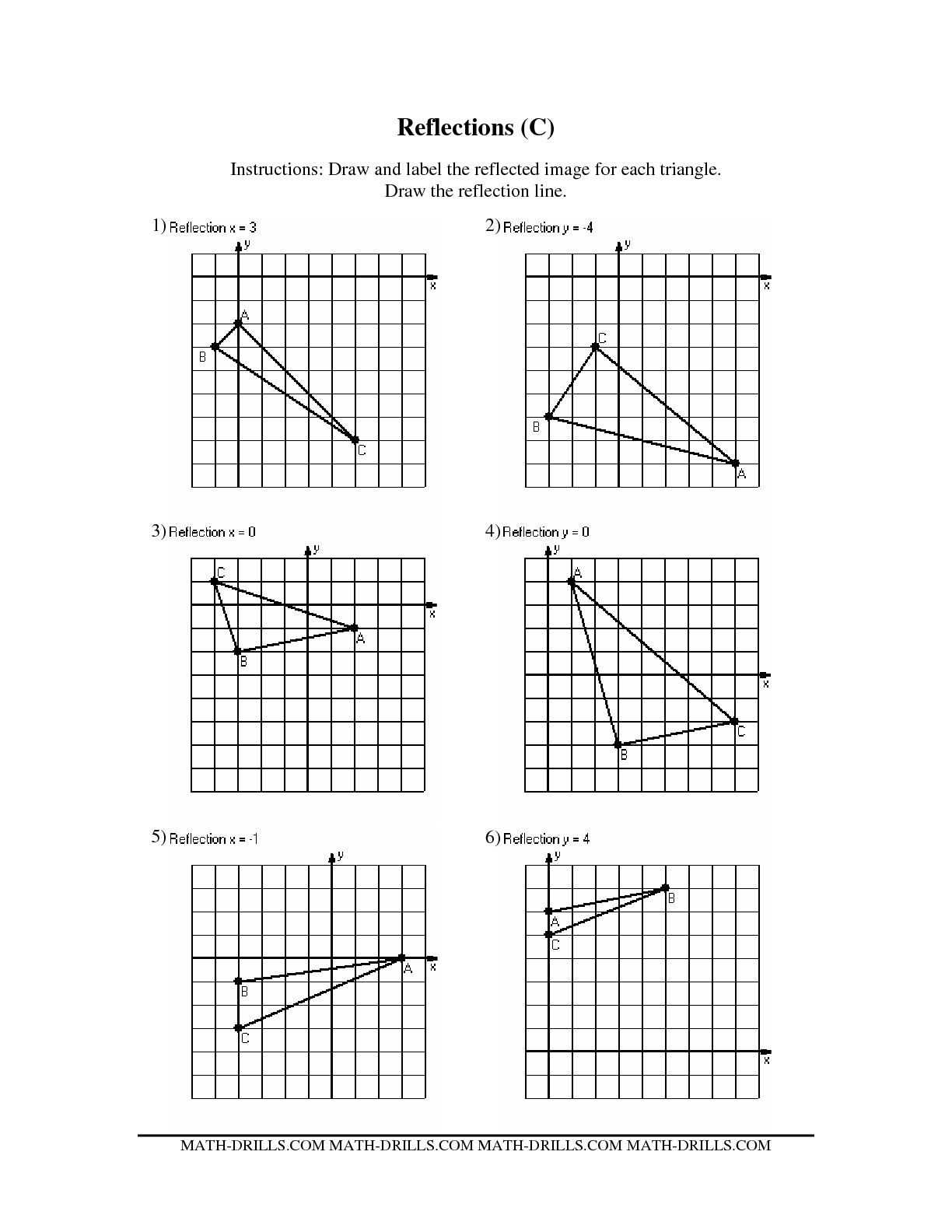 Dilations Worksheet Answers together with Kindergarten Reflections Mathheet Rotation Reflection