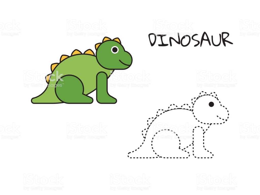 Dinosaur Worksheets for Preschool and Coloring Book Dinosaur