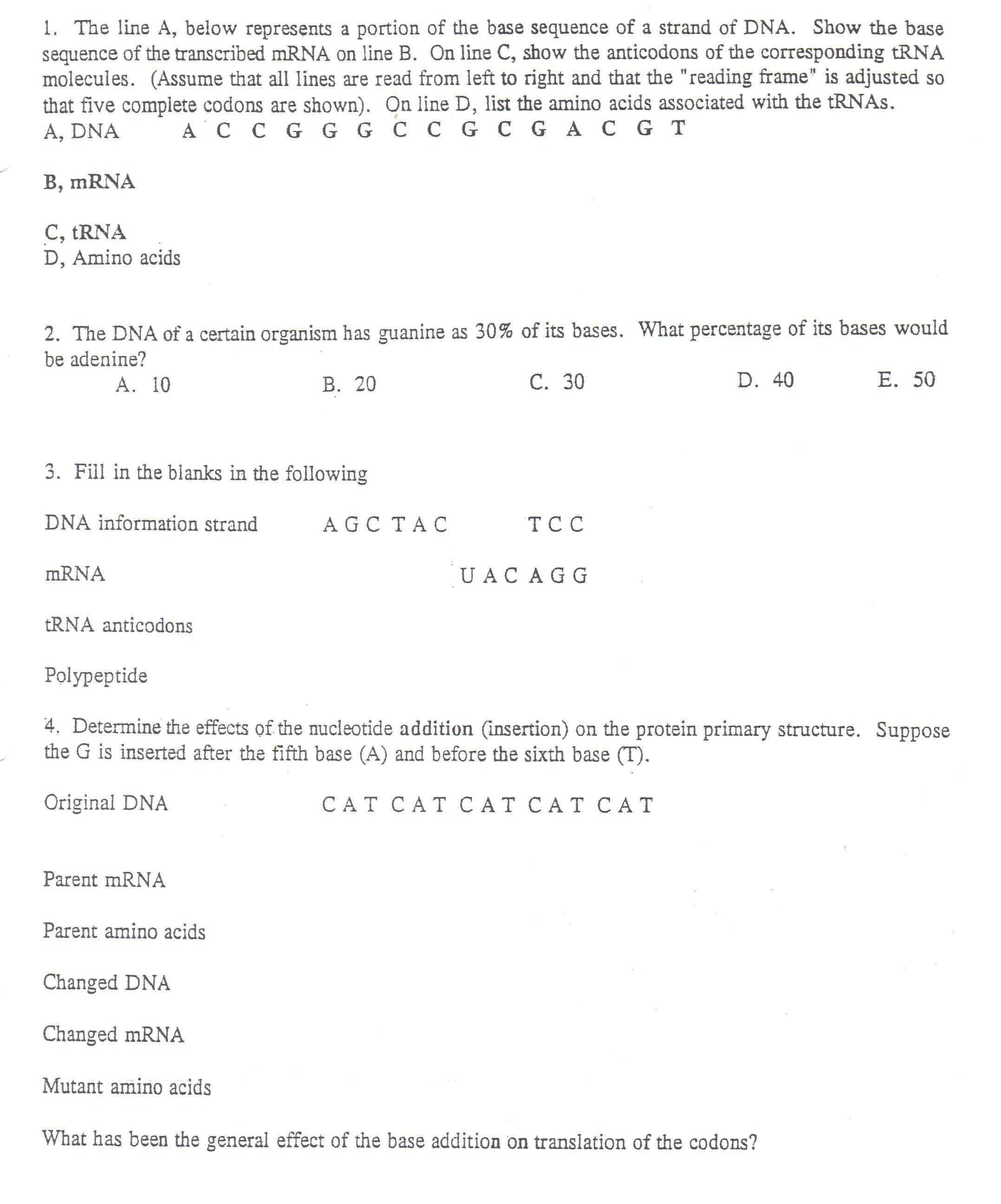 Dna Mutations Practice Worksheet Also Genetic Mutation Worksheet Choice Image Worksheet for Kids In English
