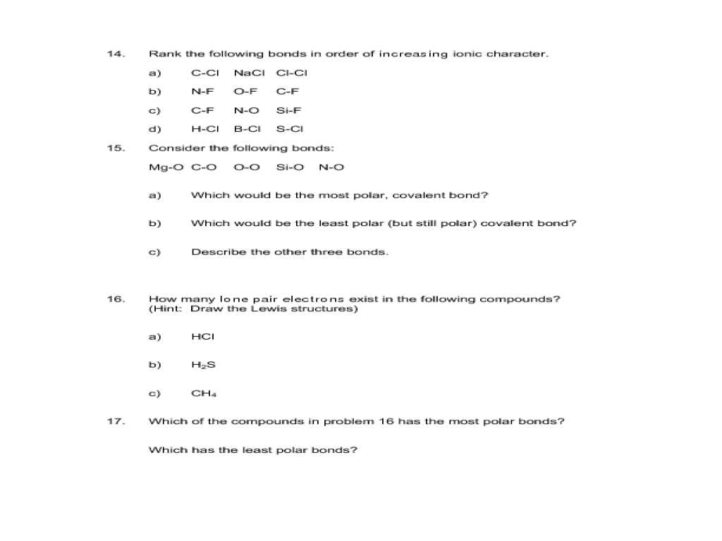 Electrons In atoms Worksheet Answers Also Worksheet 13 Chemical Bonding Kidz Activities