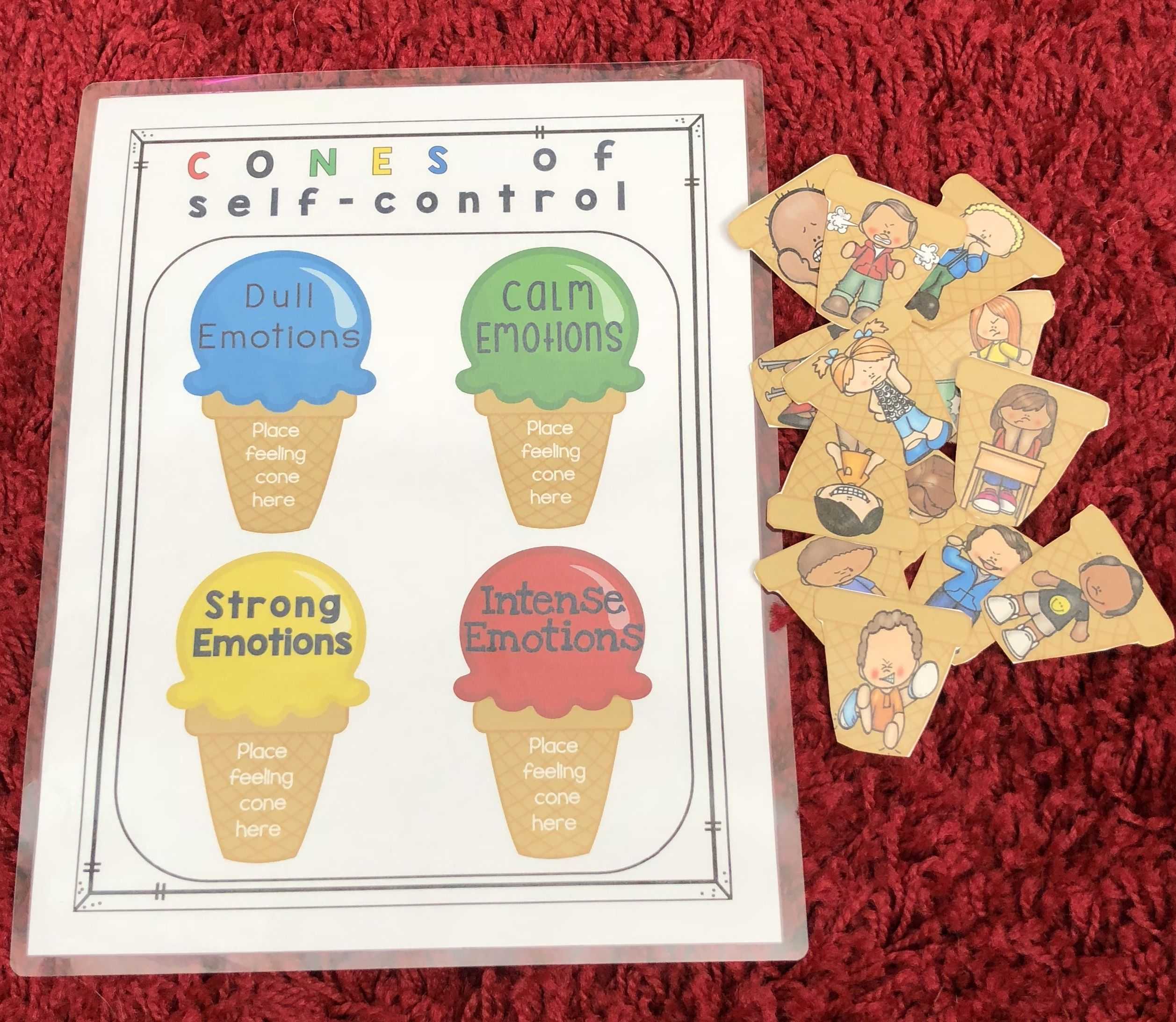 Emotional Regulation Worksheets Along with Anger Self Control Activities Cones Of Regulation