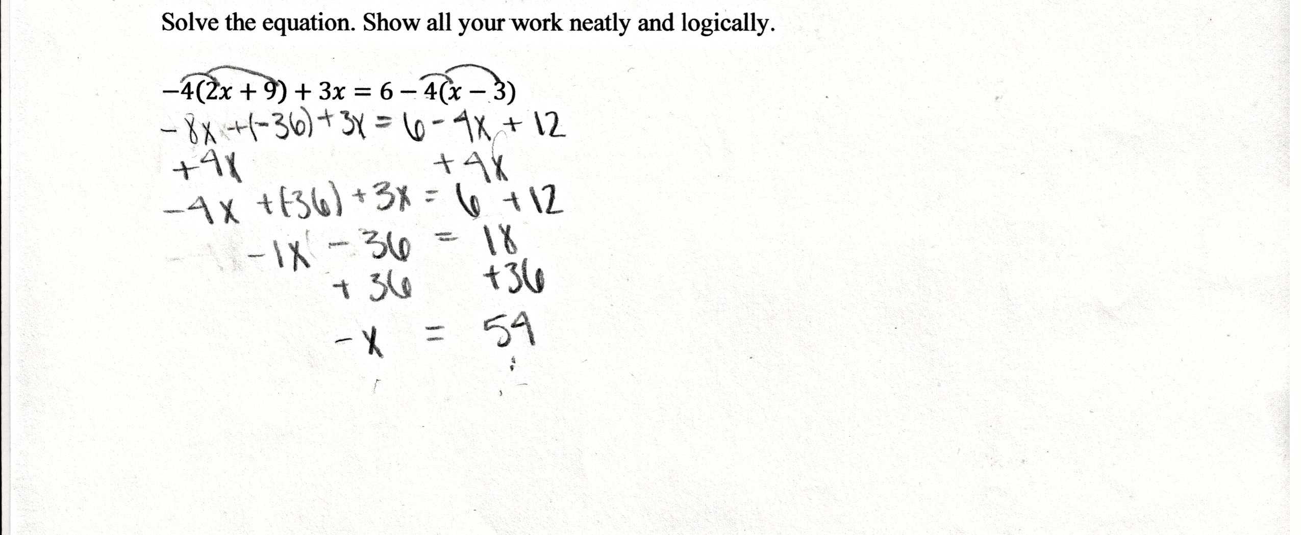 Equations Of Lines Worksheet Answer Key or Math Worksheets solving Equations with Variables Both Sides