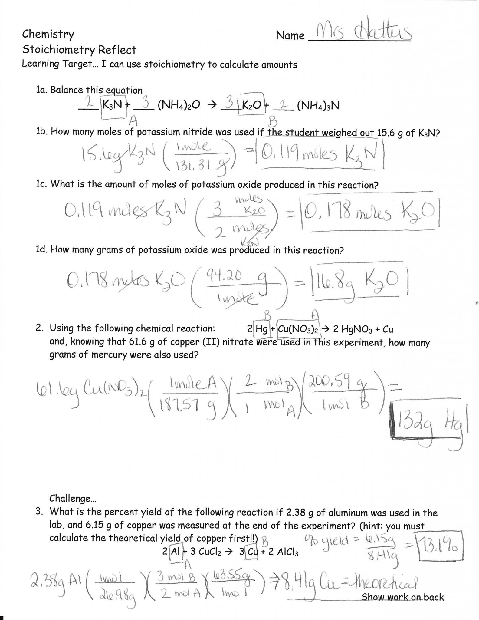 Equations Of Lines Worksheet Answer Key or Stoichiometry Worksheet the Best Worksheets Image Collection