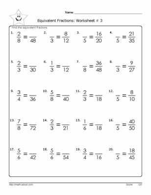 Equivalent Fractions Worksheet 5th Grade together with Equivalent Fraction Worksheets