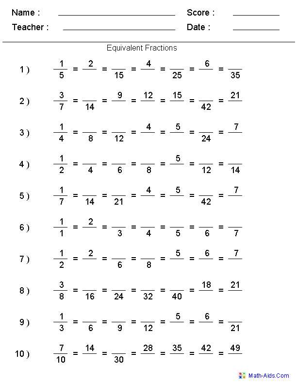 Equivalent Fractions Worksheet 5th Grade together with Fractions Work Sheets aslitherair