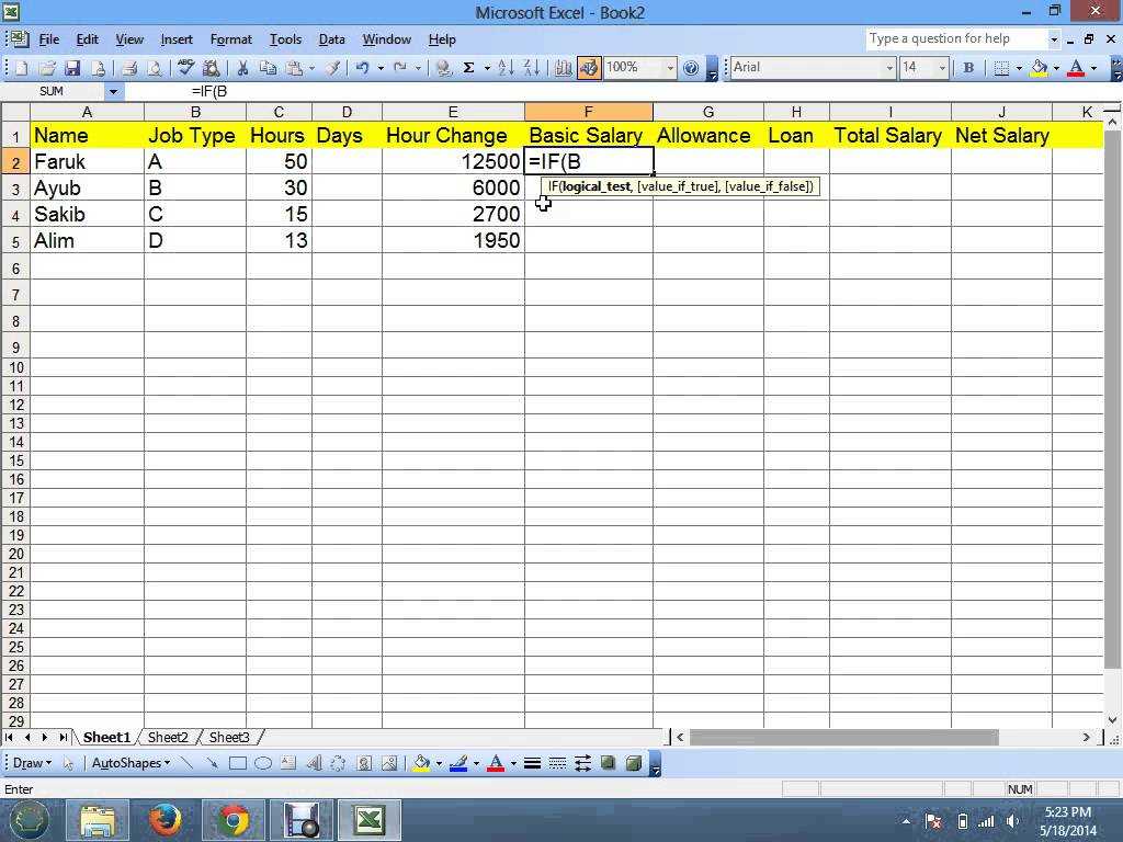 Excel Profit and Loss Worksheet Download Also Ms Excel Tutorial In Urdu Contoh Surat Lengkap
