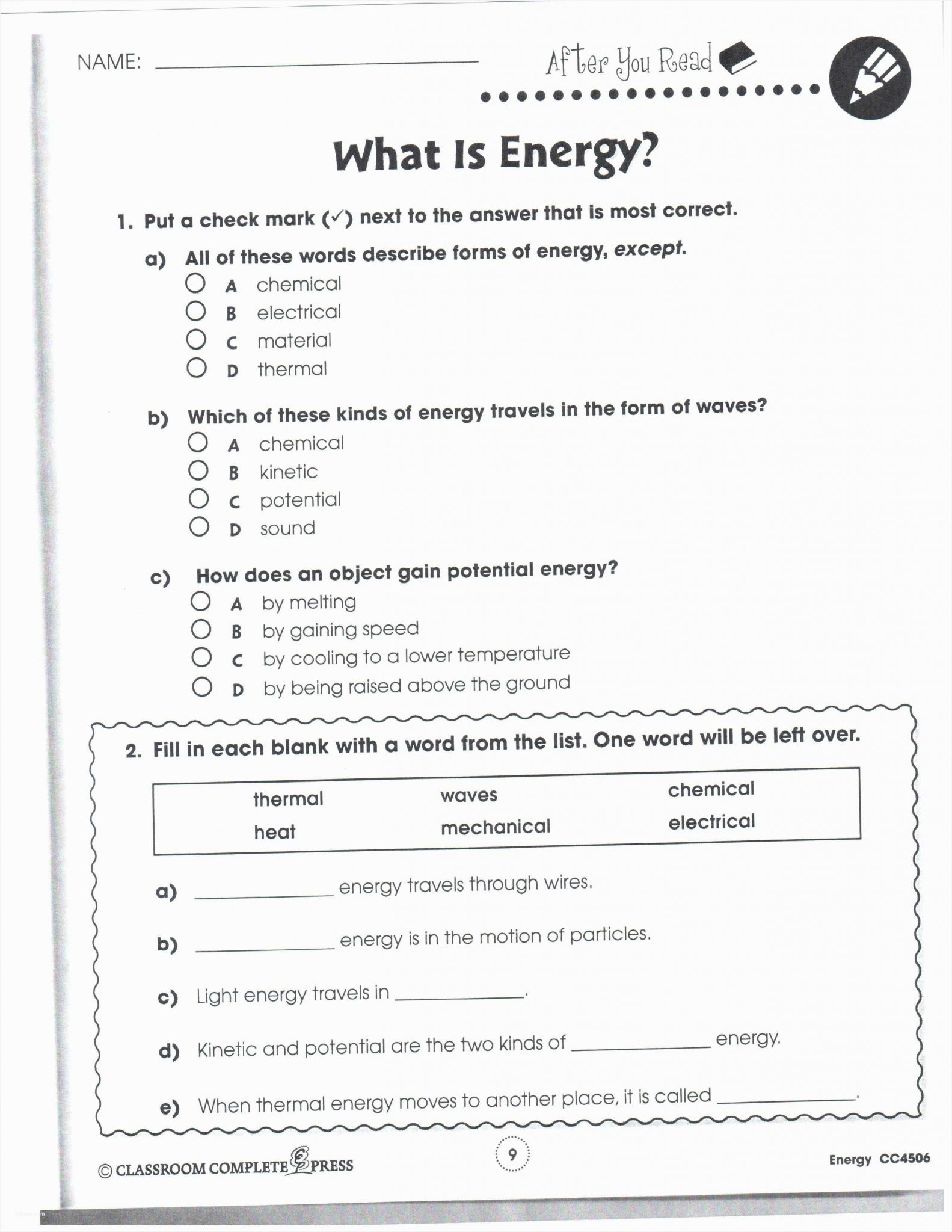Fill In the Unit Circle Worksheet Along with Energy Worksheet Year 9 Geo Kids Activities