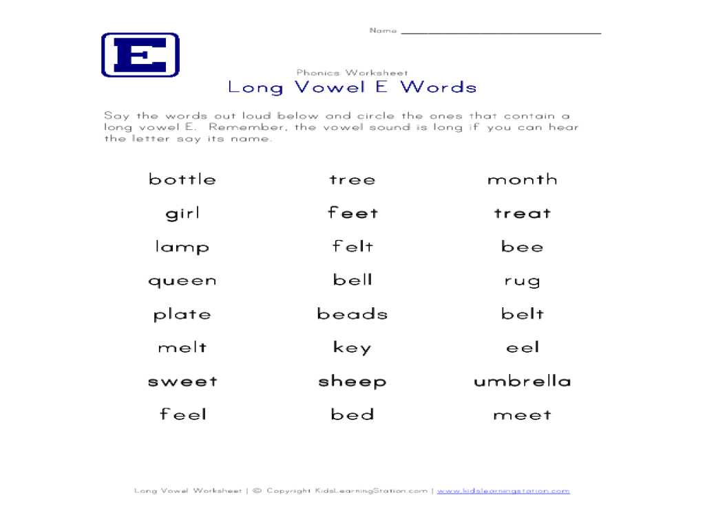 Fips 199 Worksheet and Workbooks Ampquot Short E sound Words Worksheets Free Printable