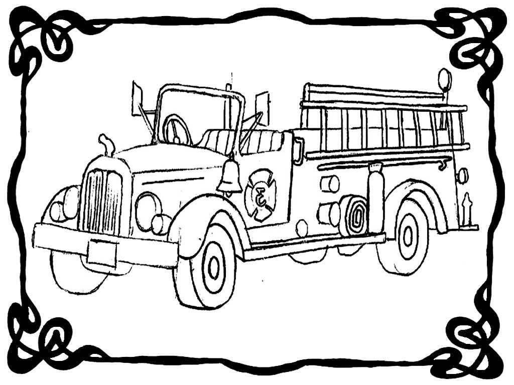 Fire Safety Worksheets Pdf or Fire Engine Coloring Pages
