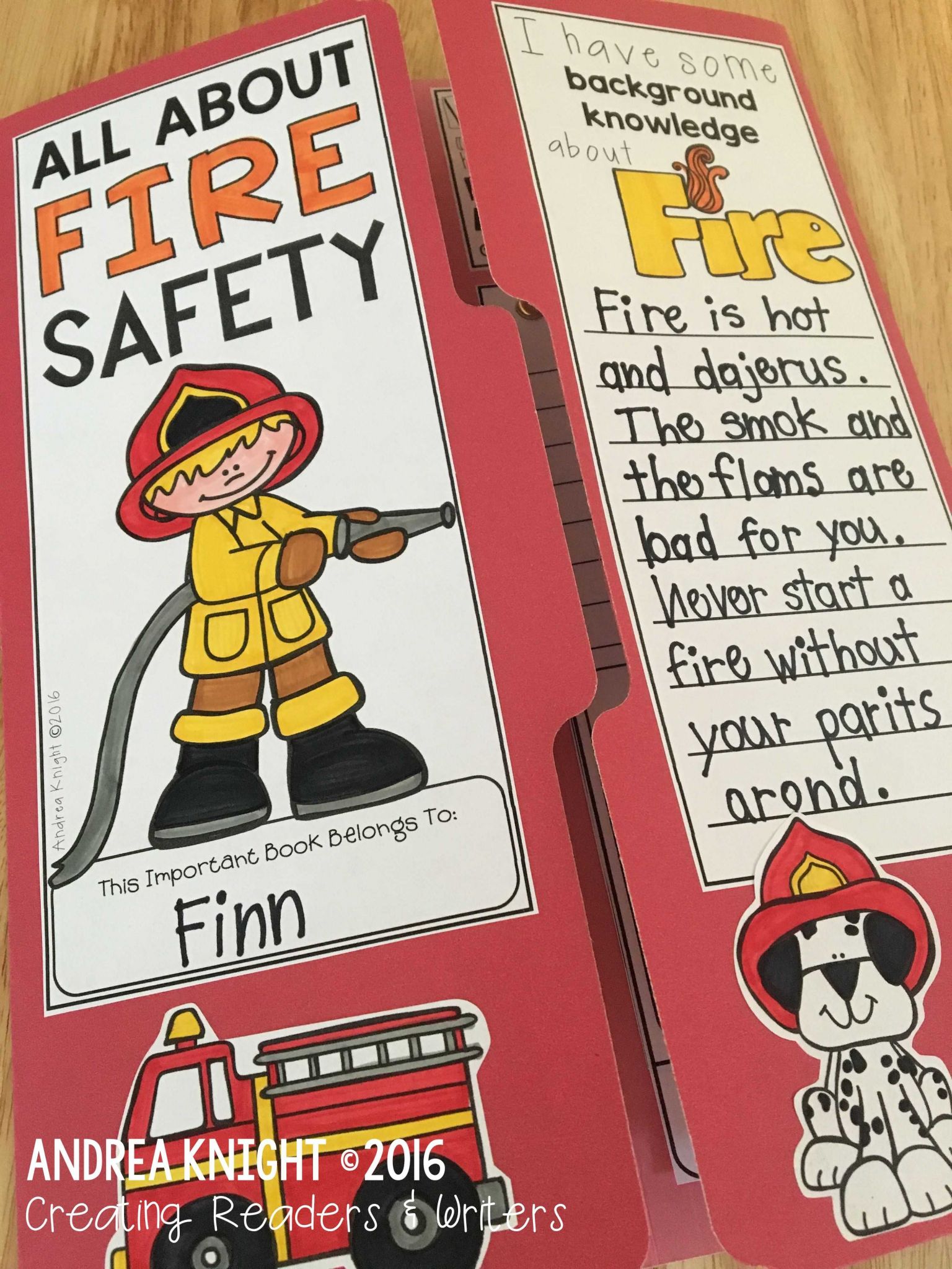 Fire Safety Worksheets together with Fire Safety Lap Book A Project for Fire Prevention Month