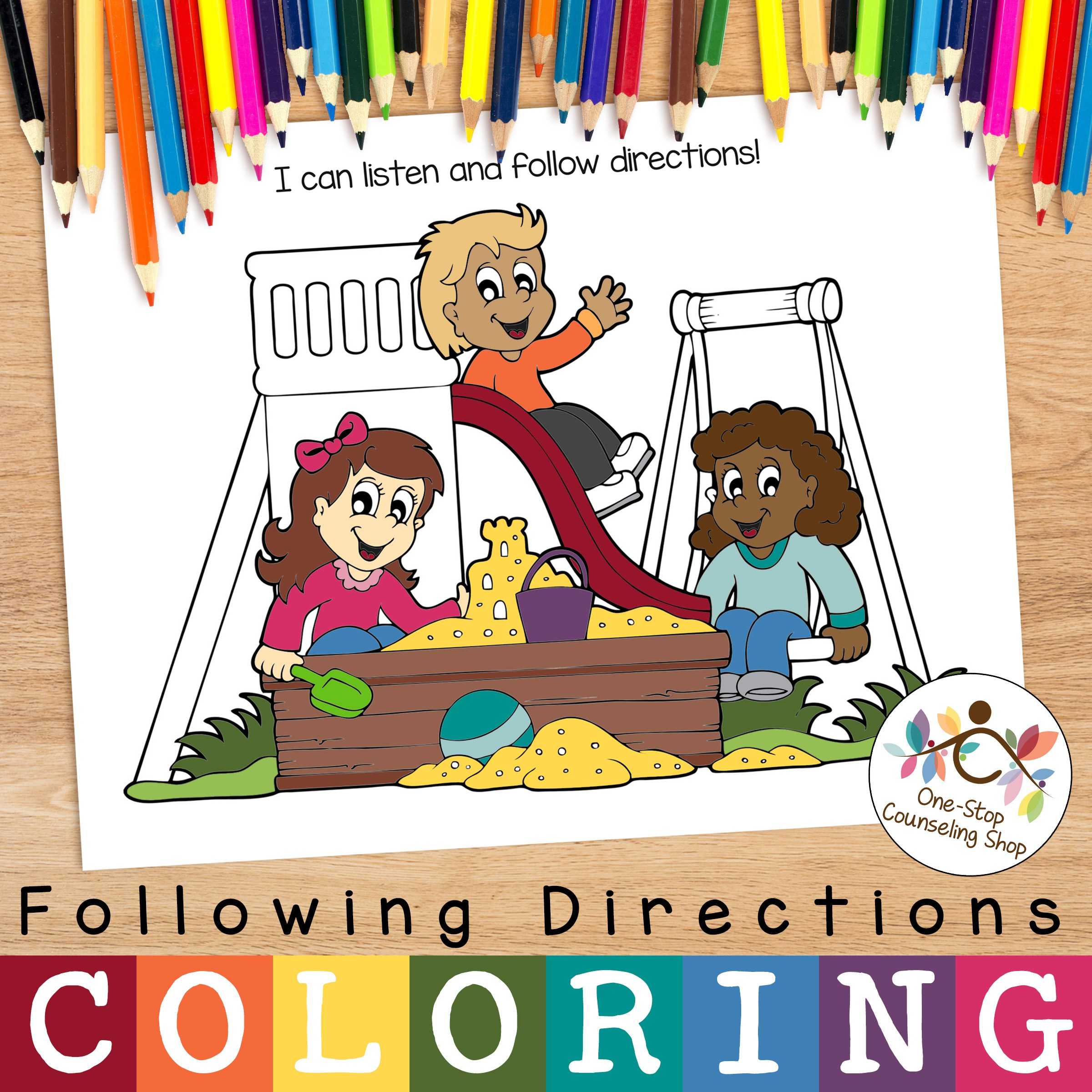 Following Directions Worksheet Middle School Also Following Directions Worksheets for Kindergarten