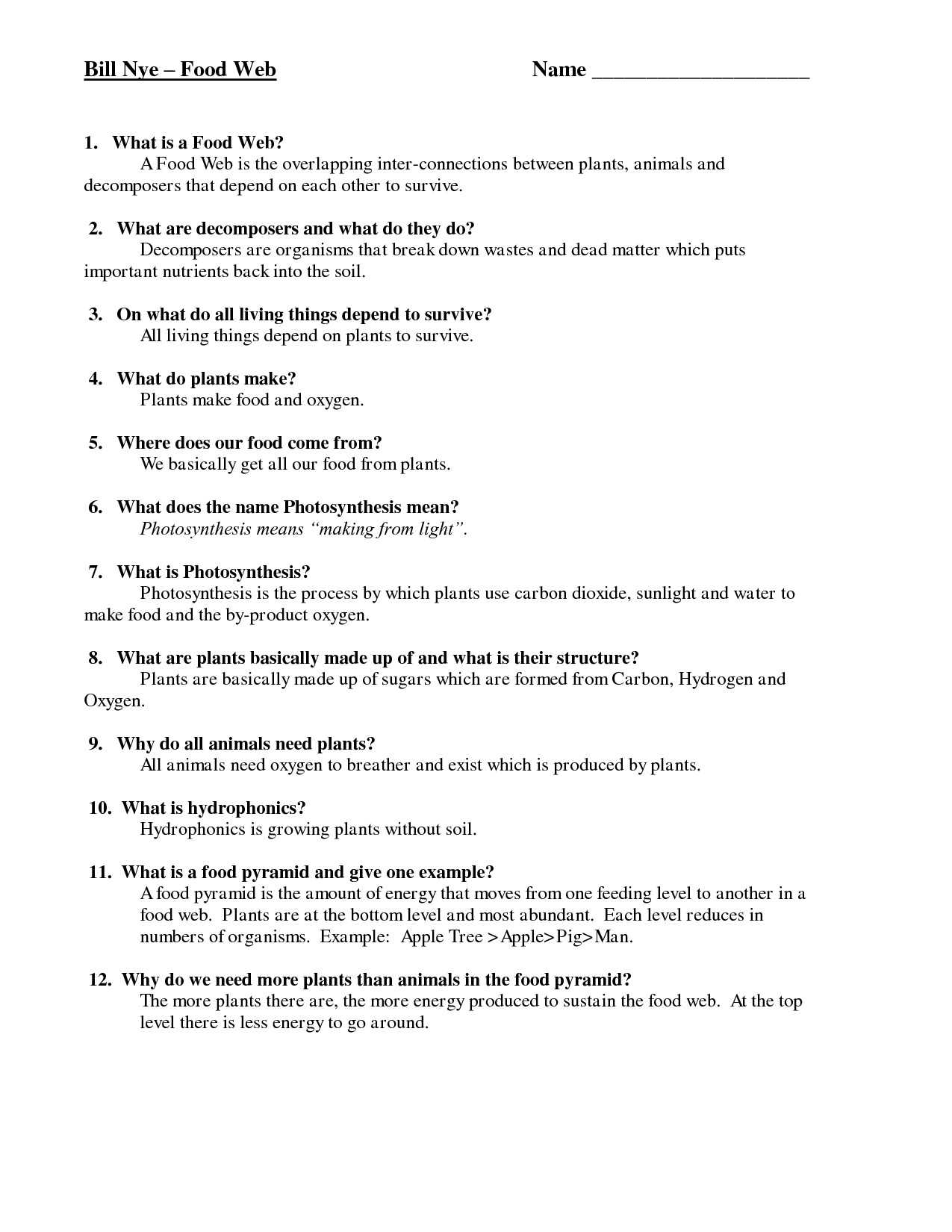 Food Inc Worksheet Answer Key as Well as Food From Animals Worksheet Choice Image Worksheet for Kids In English