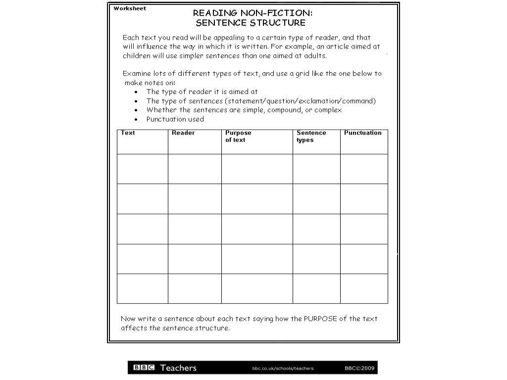 Forms Of Energy Worksheet Answer Key Along with Workbooks Ampquot Sentence Structure Worksheets 7th Grade Free P