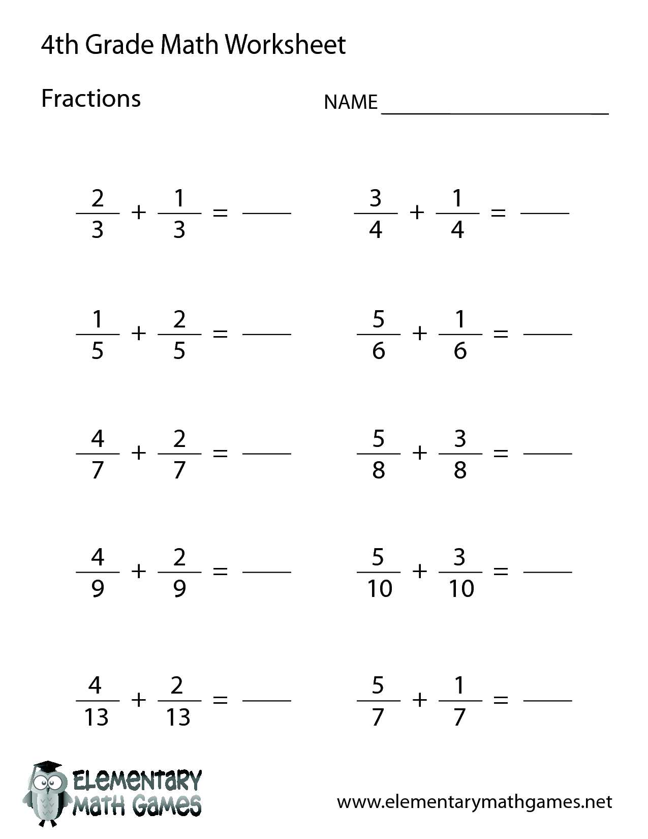 Free Addition Worksheets for Kindergarten and Math Worksheets to Print Out Printable Pages