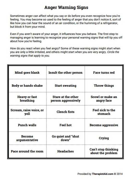 Free Anger Management Worksheets Also Free Anger Management Worksheets Image Collections Worksheet Math