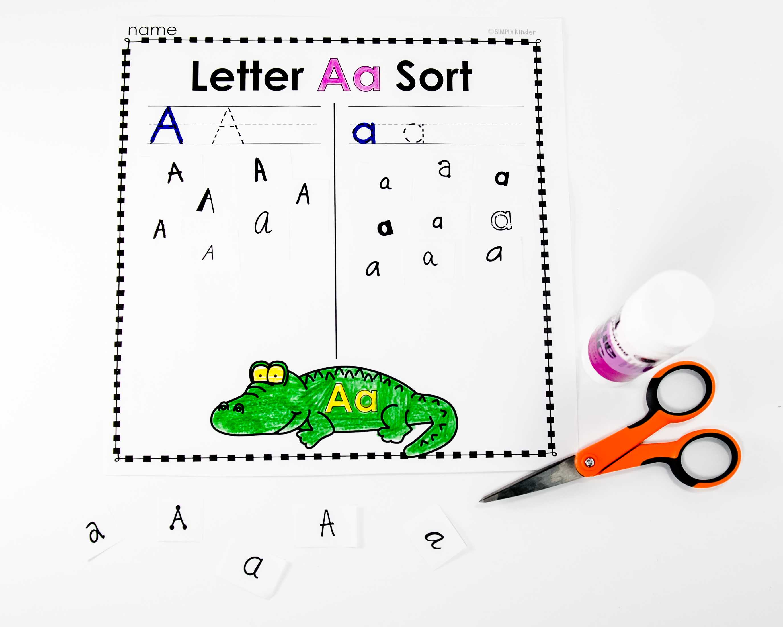 Free Printable Abc Worksheets with Free Kindergarten Activities and Worksheets Simply Kinder