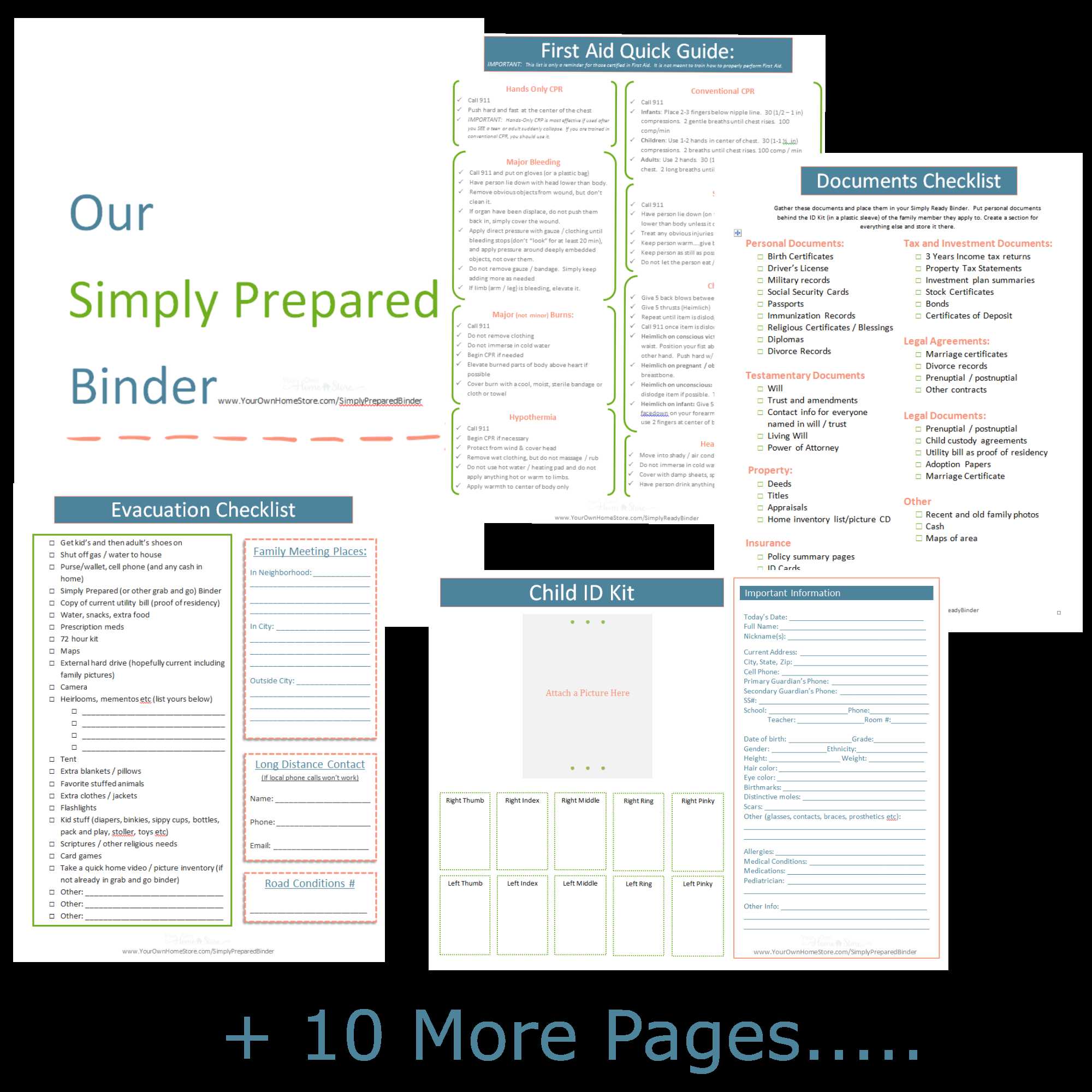 Free Printable Budget Binder Worksheets Along with Simply Prepared Grab and Go Binder