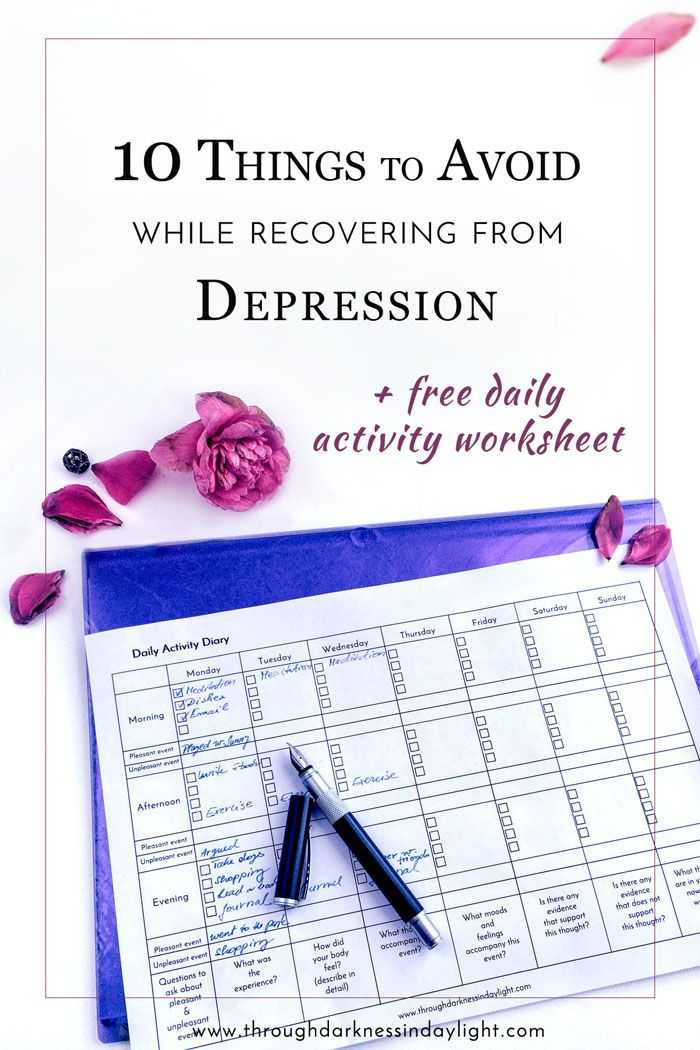 Free Printable Worksheets On Depression together with 1208 Best Depression Images On Pinterest
