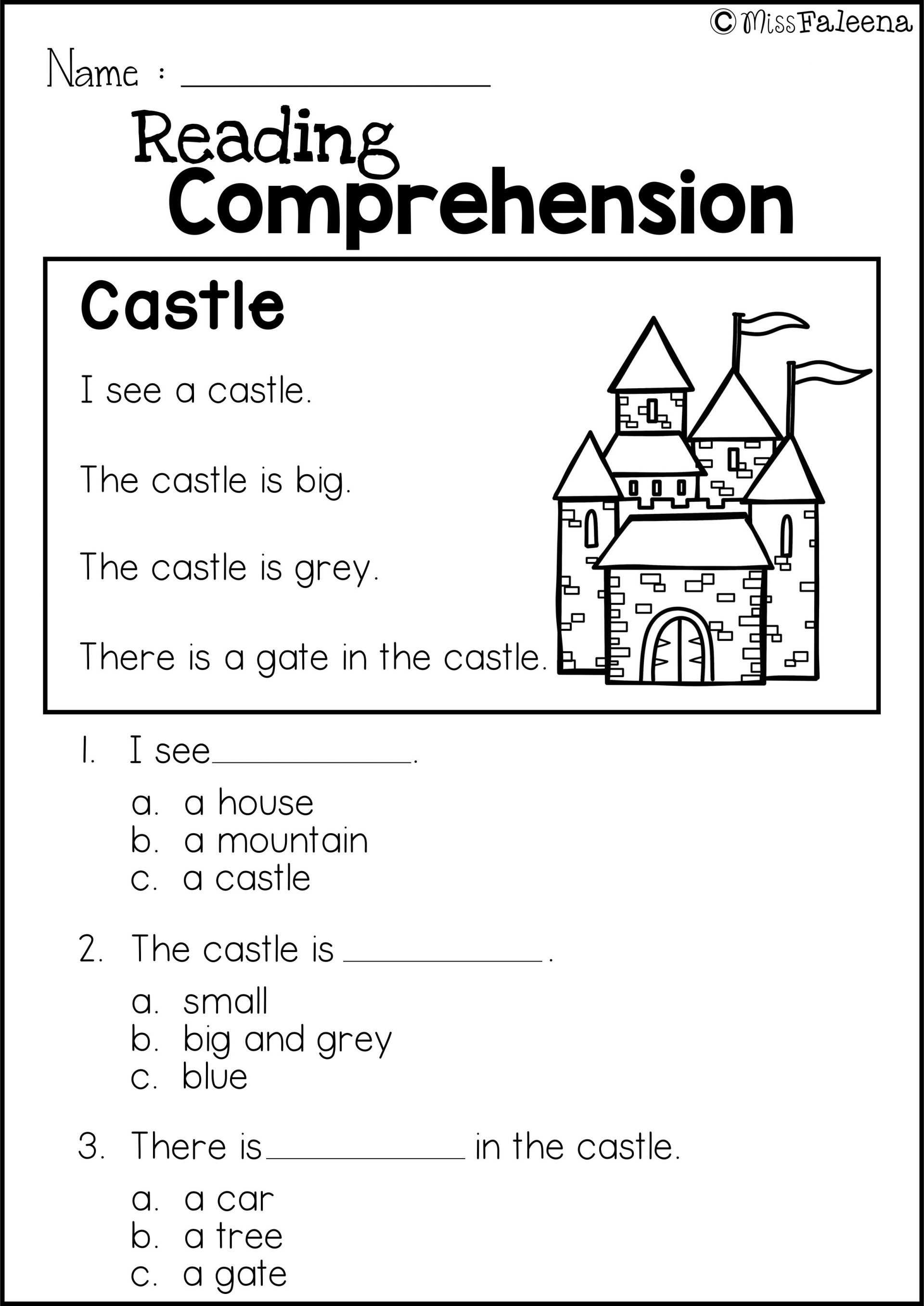 Free Reading Comprehension Worksheets for 3rd Grade together with Activities Printable Phonics Worksheets for Kindergarten