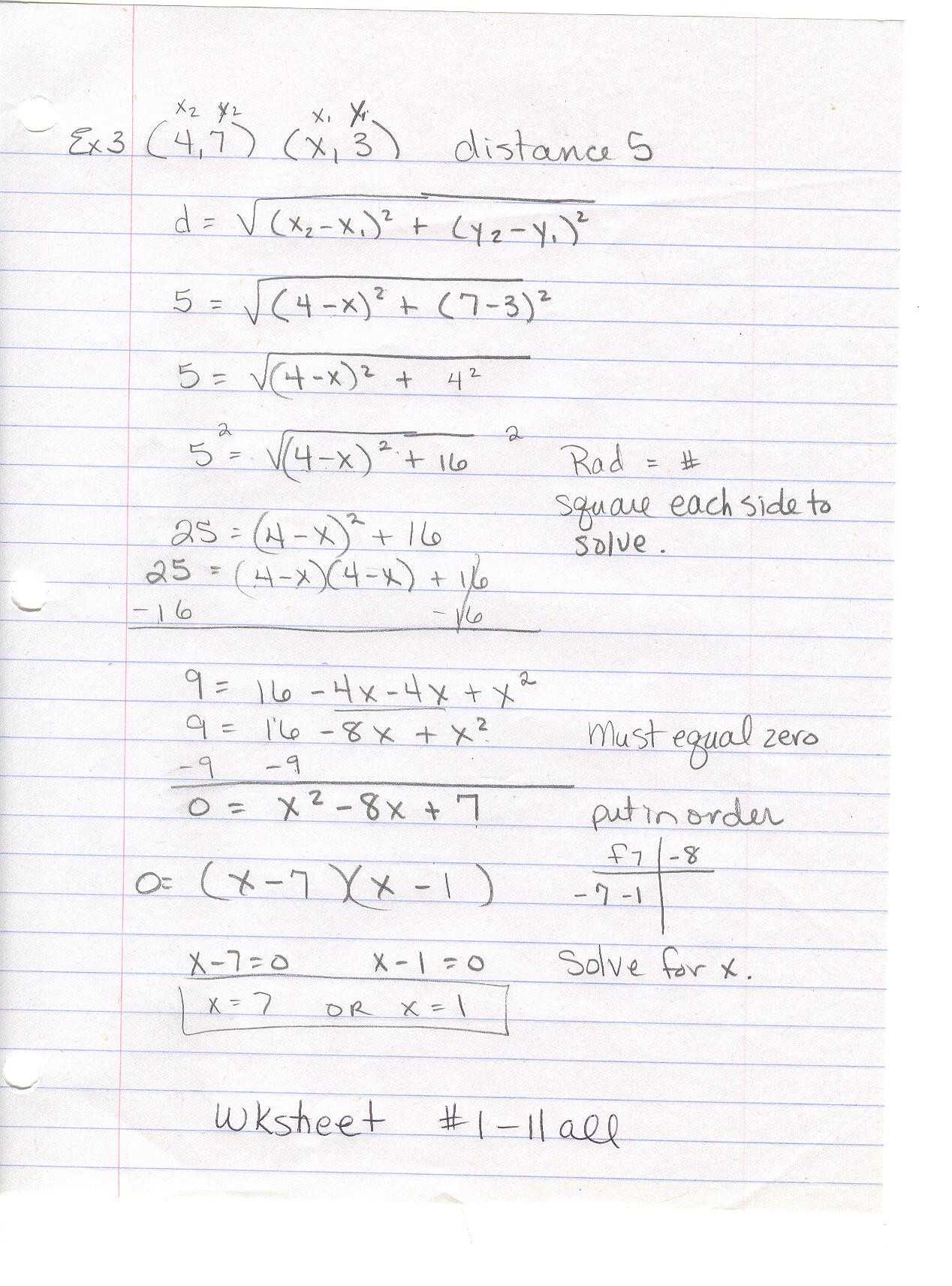 Geometry Distance and Midpoint Worksheet Answers with Distance and Midpoint Worksheet Answers Best Womackmath 3rd