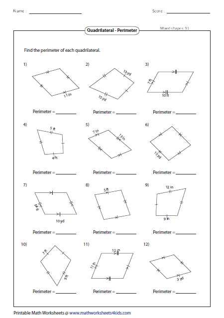 Geometry Parallelogram Worksheet Along with Geometry Properties Parallelograms Worksheet the Best Worksheets