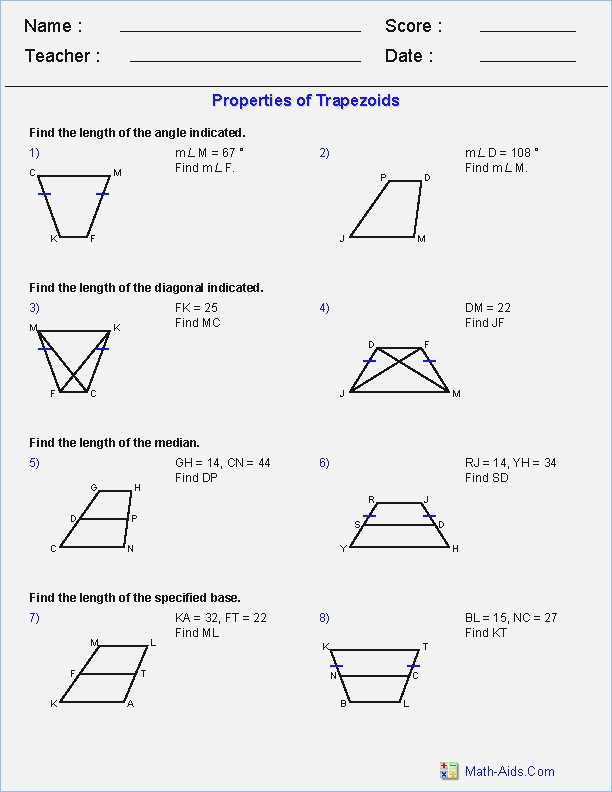 Geometry Parallelogram Worksheet as Well as Properties Parallelograms Worksheet Awesome Rectangle Sides