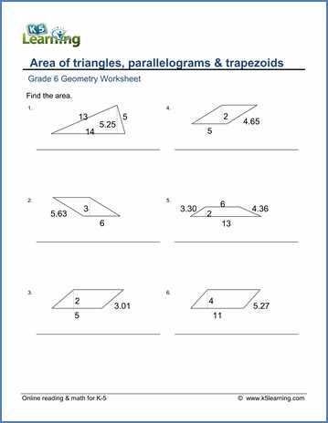Geometry Parallelogram Worksheet with Parallelogram Worksheets Geometry the Best Worksheets Image