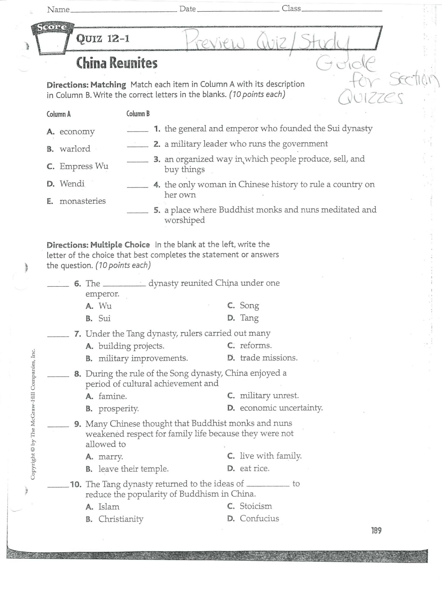 Glencoe Geometry Chapter 4 Worksheet Answers Also the Mcgraw Hill Panies Worksheet Answers Worksheet Math