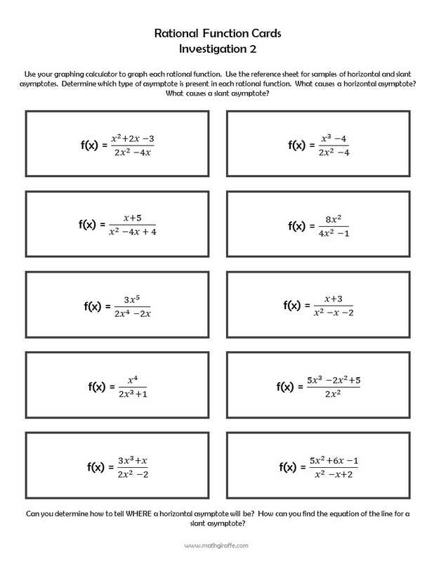 Graphing Rational Functions Worksheet 1 Horizontal asymptotes Answers together with Unique Graphing Rational Functions Worksheet New Graphs Rational