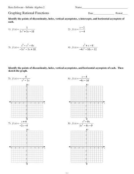 Graphing Rational Functions Worksheet 1 Horizontal asymptotes Answers together with Worksheets 42 Beautiful Graphing Rational Functions Worksheet Full