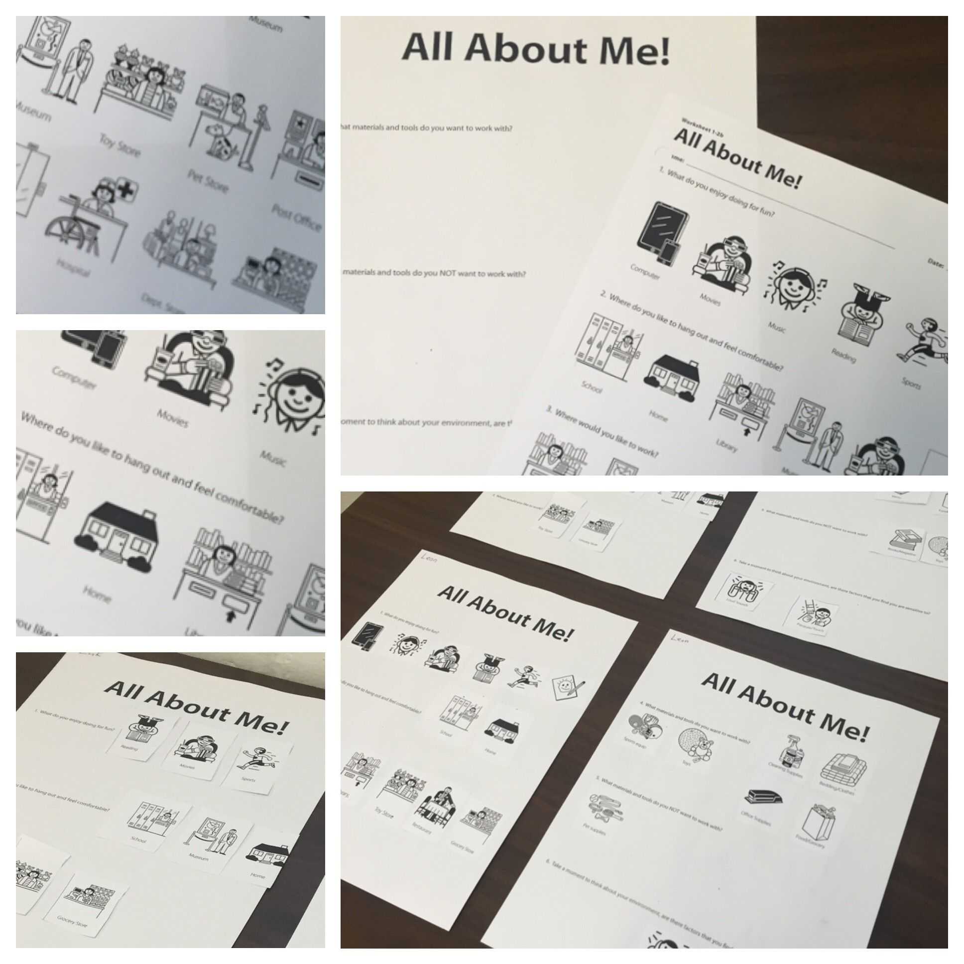 Grief and Loss Worksheets for Adults Also Utilizing the All About Me Worksheet From the I Can Work therapro
