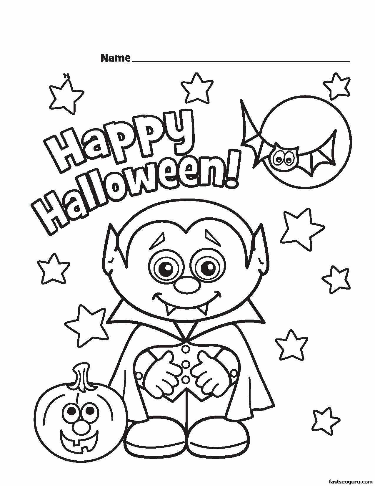 Halloween Worksheets Pdf Along with Coloring Halloween Picture Awesome Halloween Preschool Printables