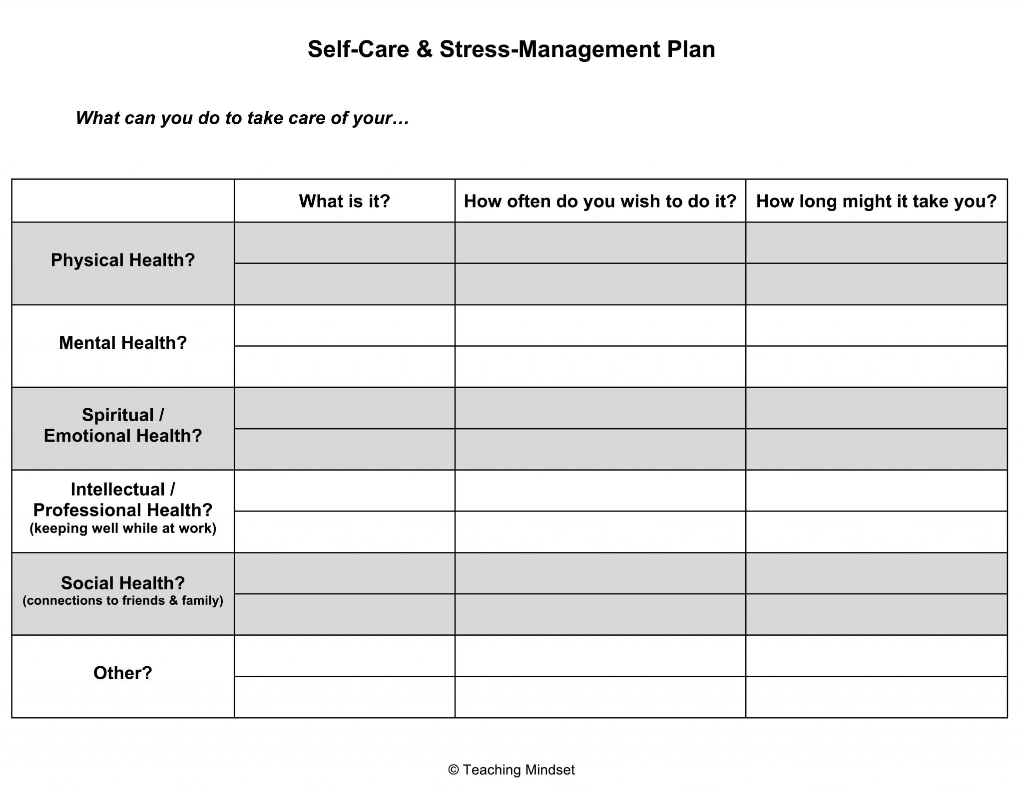Health Worksheets Pdf or Self Care Worksheet Image Collections Worksheet for Kids In English