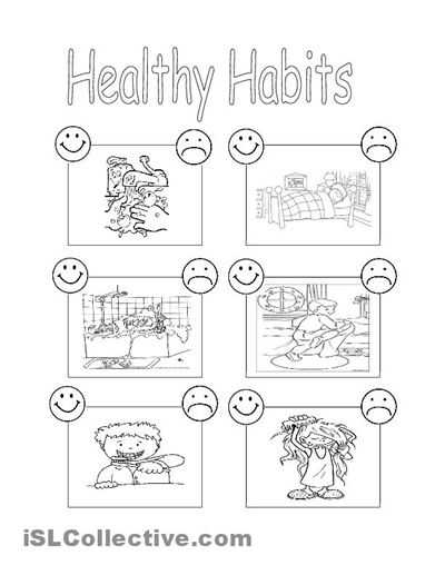 Healthy Habits Worksheets Along with 27 Best F 8 Healthy Habits Images On Pinterest