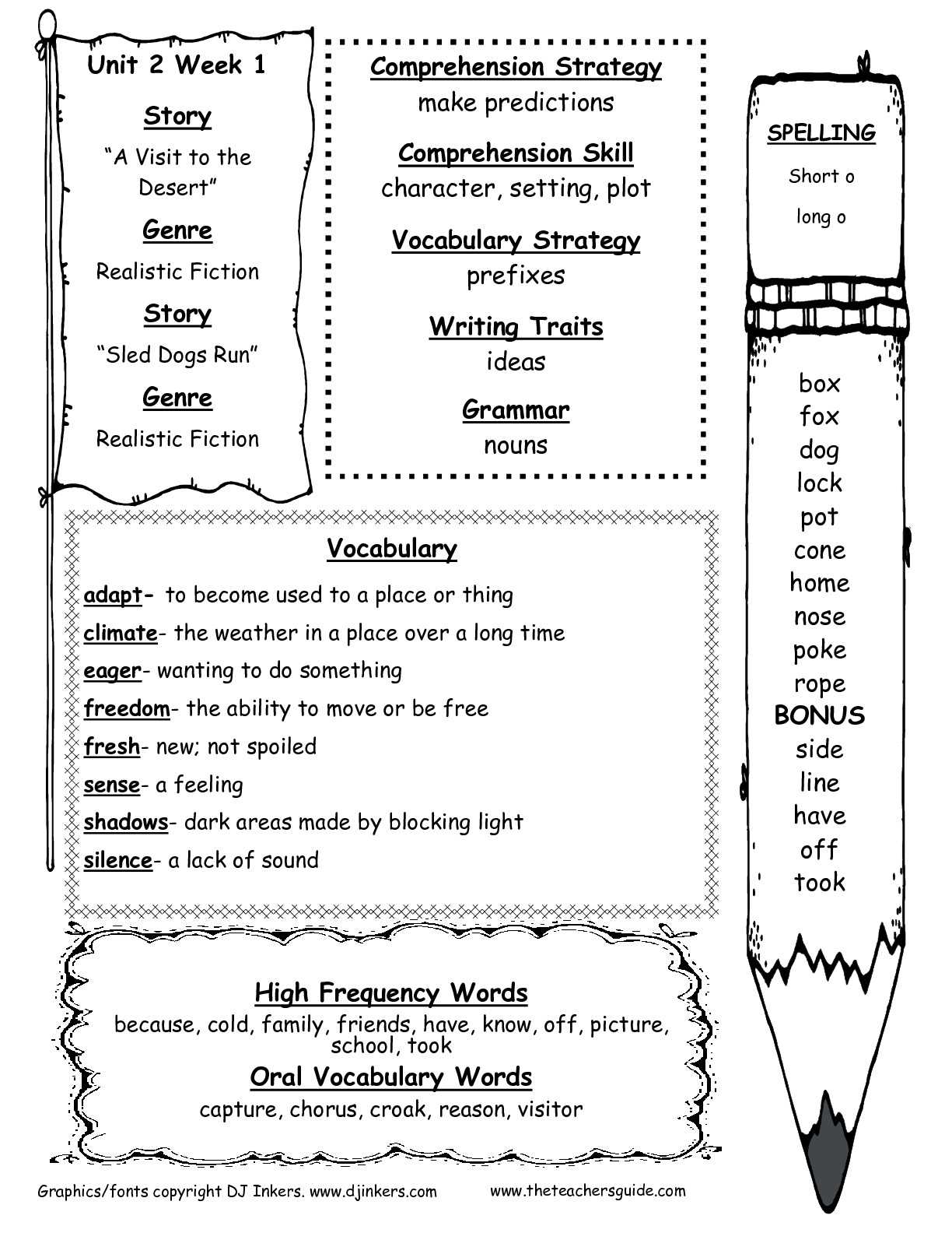 High School Vocabulary Worksheets as Well as Wonders Second Grade Unit Two Week E Printouts