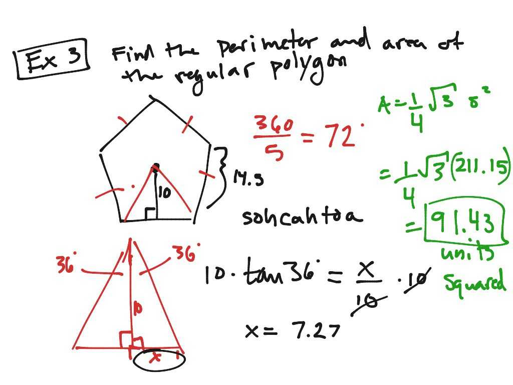 Inverse Trigonometric Ratios Worksheet Answers or area and Perimeter Regular Polygons Worksheet Choice Imag